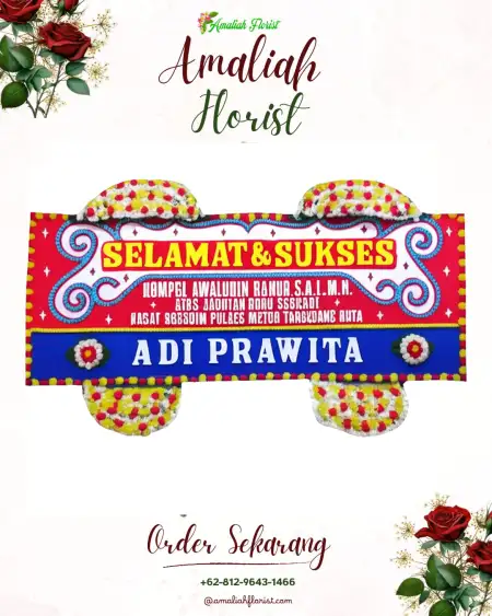 Papan Bunga Ucapan Selamat Padamara